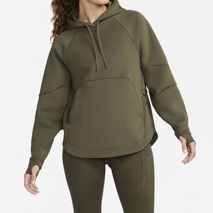 Nike Dri-Fit Prima Women’s Pullover Training Hoodie - Cargo Khaki, XL (16/18)